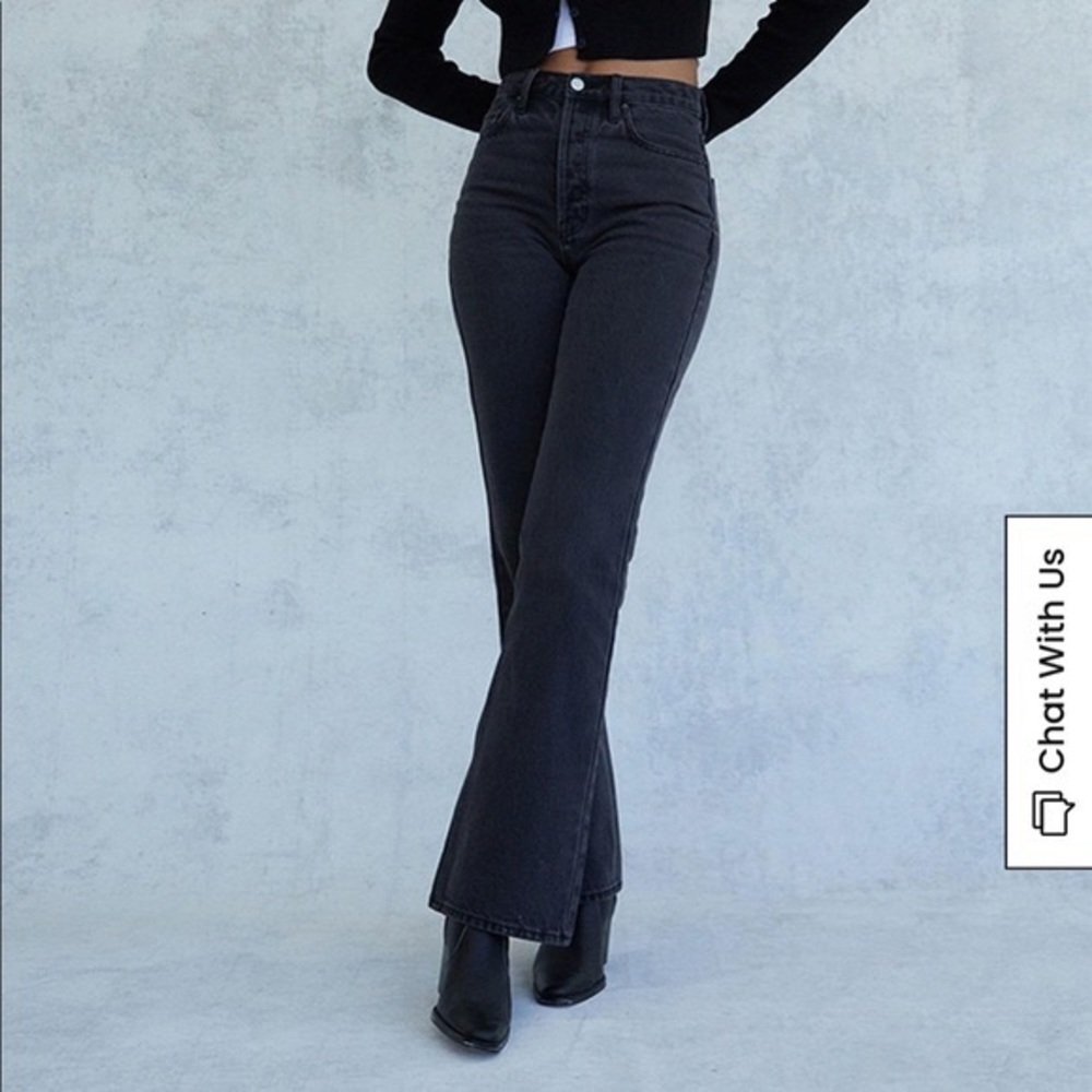 pacsun black vintage boot cut jeans size 26